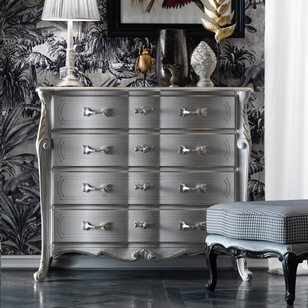 Louis Style Tall Chest Of Drawers