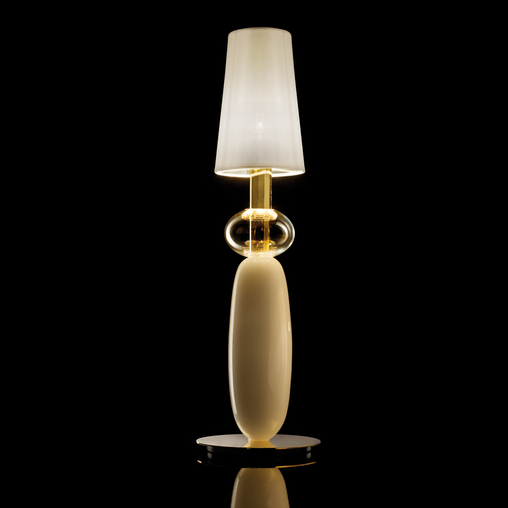 Traditional Glass Orb Detail Table Lamp