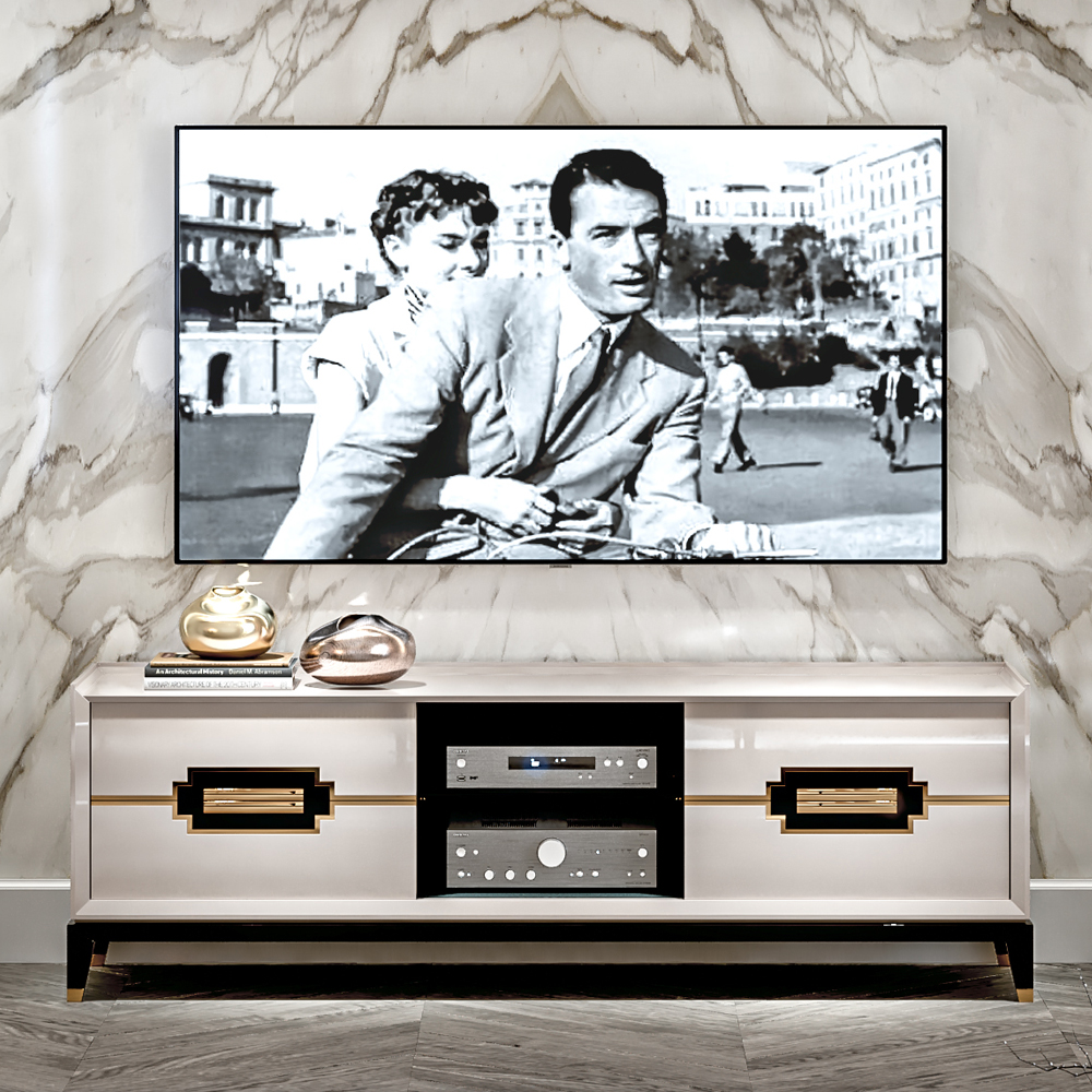 High End Lacquered TV Unit