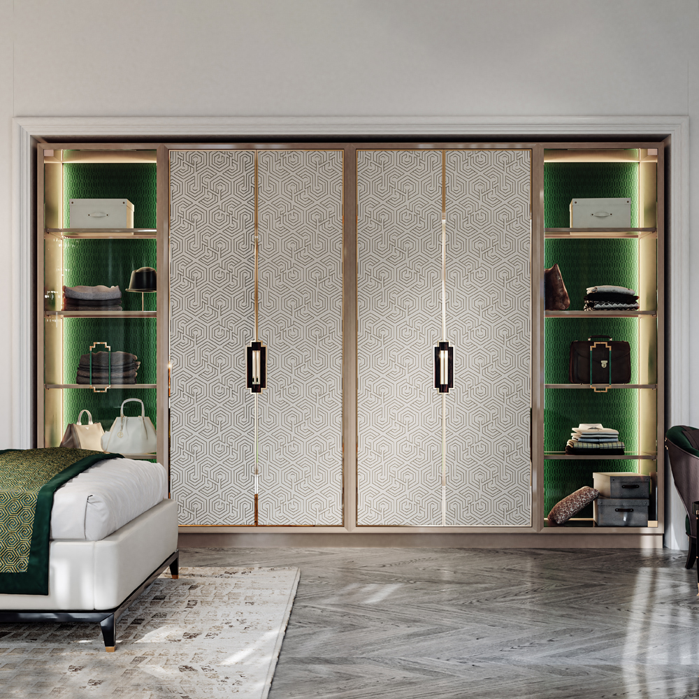 Large High End Integrated Wardrobe