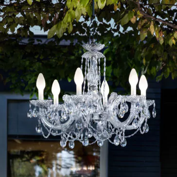 Crystal Glass Outdoor Chandelier Crystal Glass Outdoor Chandelier