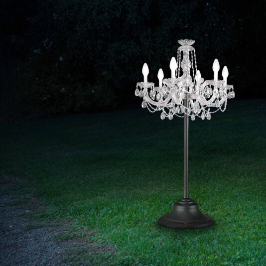 Outdoor Crystal Chandelier Table Lamp Outdoor Crystal Chandelier Table Lamp