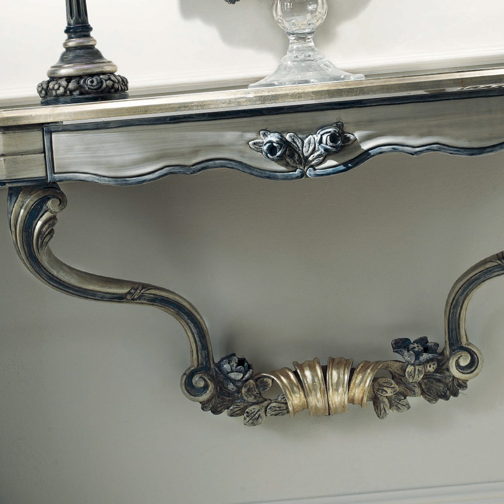 French Rose Wall Fixing Console Table