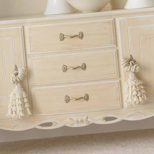 Reproduction High End Italian Ivory Sideboard Reproduction High End Italian Ivory Sideboard