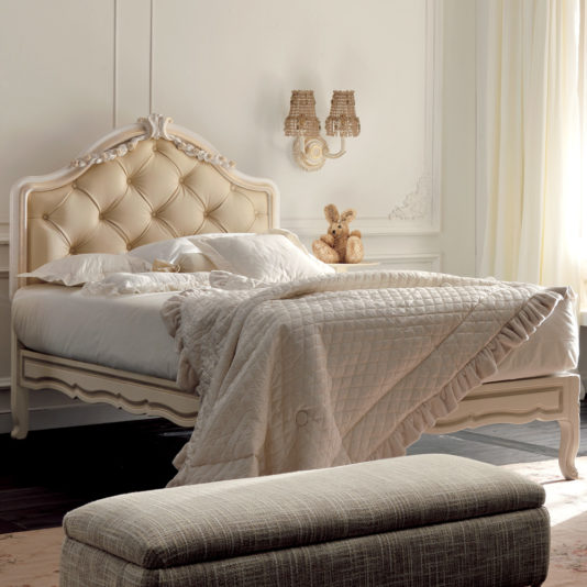 Italian Rose Detail Luxury Single Bed