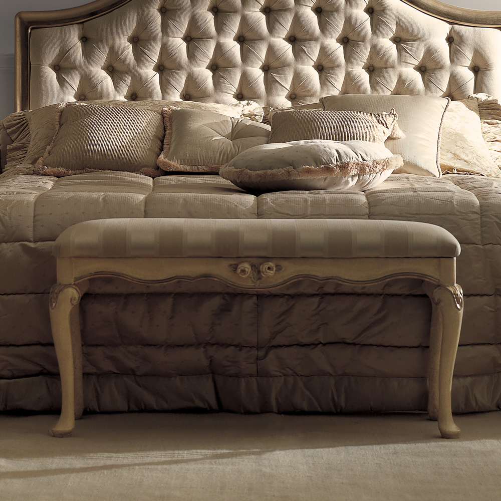 Luxurious Designer Italian Bedroom Bench