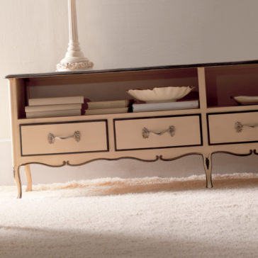 Reproduction Italian TV Unit With Drawers Reproduction Italian TV Unit With Drawers