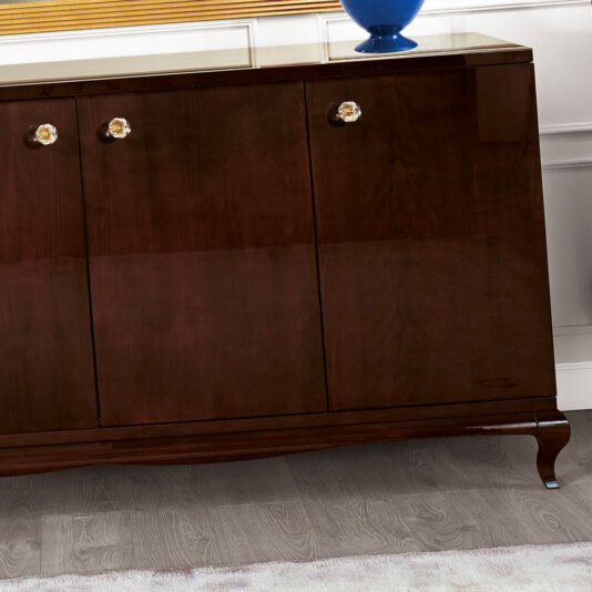 High end Modern Glamour large Wenge Sideboard The