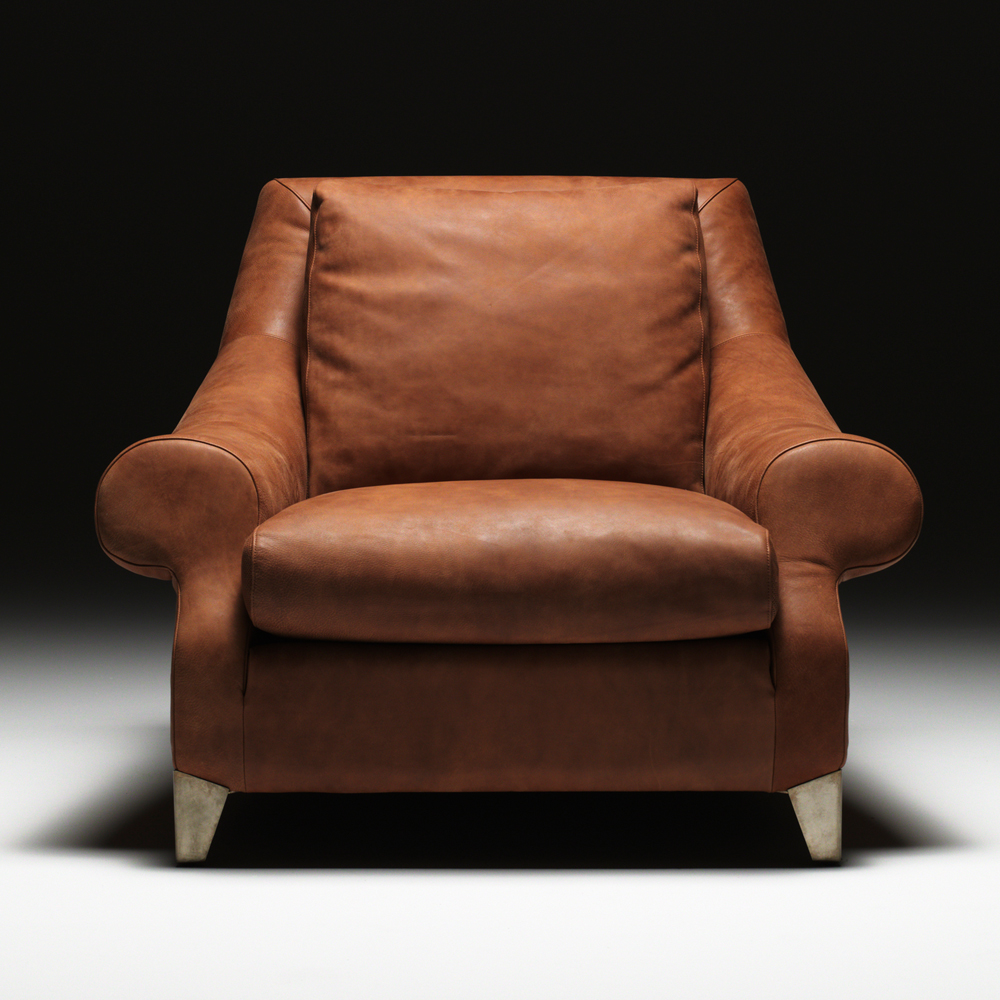Classic Leather Designer Armchair
