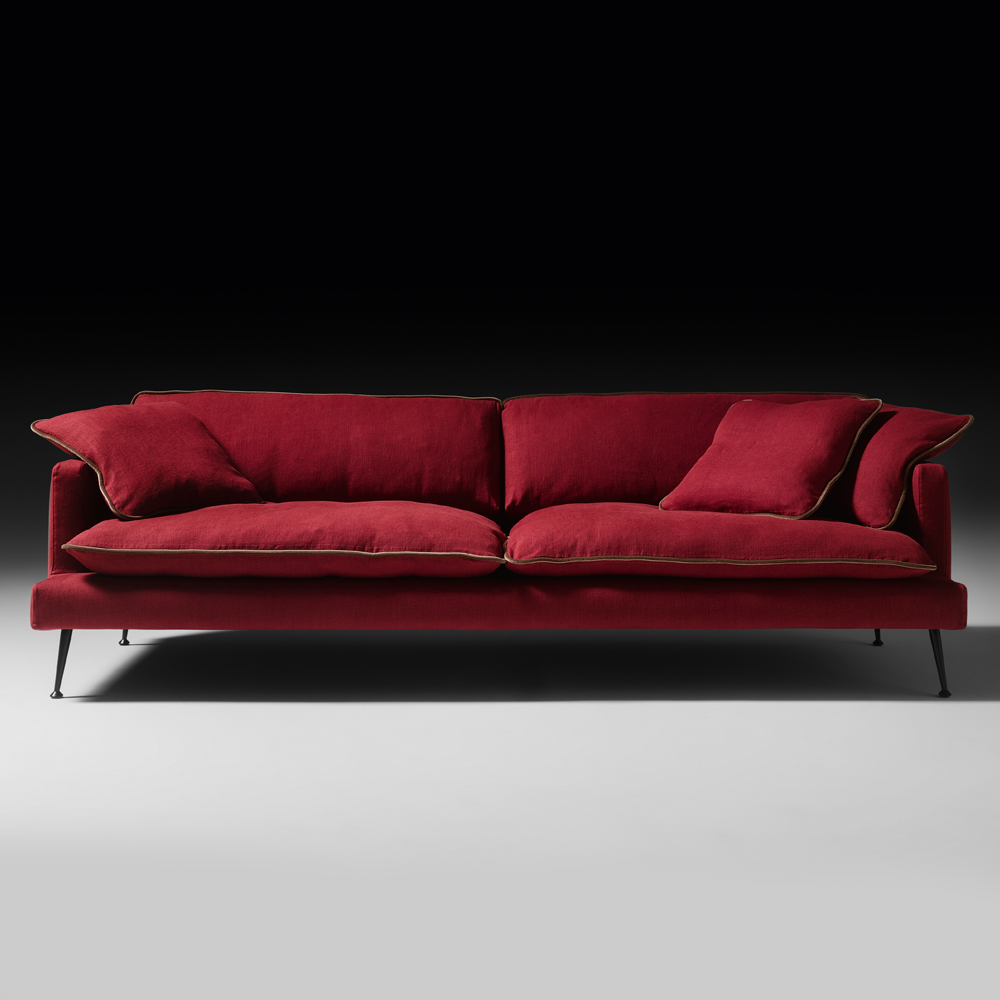 Modern Linen Designer Sofa