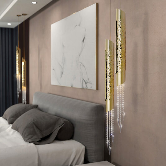 Gold Plated Crystal Single Pendant Chandelier Italian Gold Plated Crystal Single Pendant Chandelier