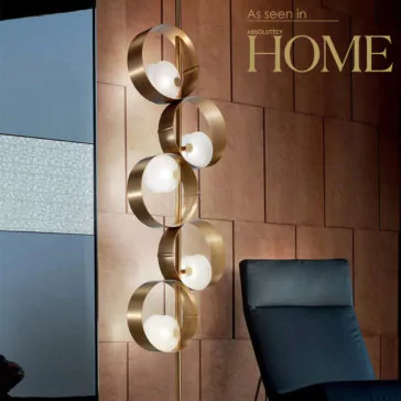 Contemporary Italian Floor To Ceiling Light Fixture