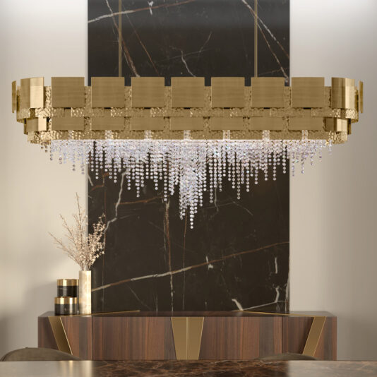 Large Oval Designer Gold Plated Crystal Chandelier Large Oval Designer Gold Plated Crystal Chandelier