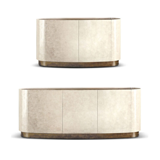 Luxury Italian Designer Seashell Effect Buffet Luxury Italian Designer Seashell Effect Buffet