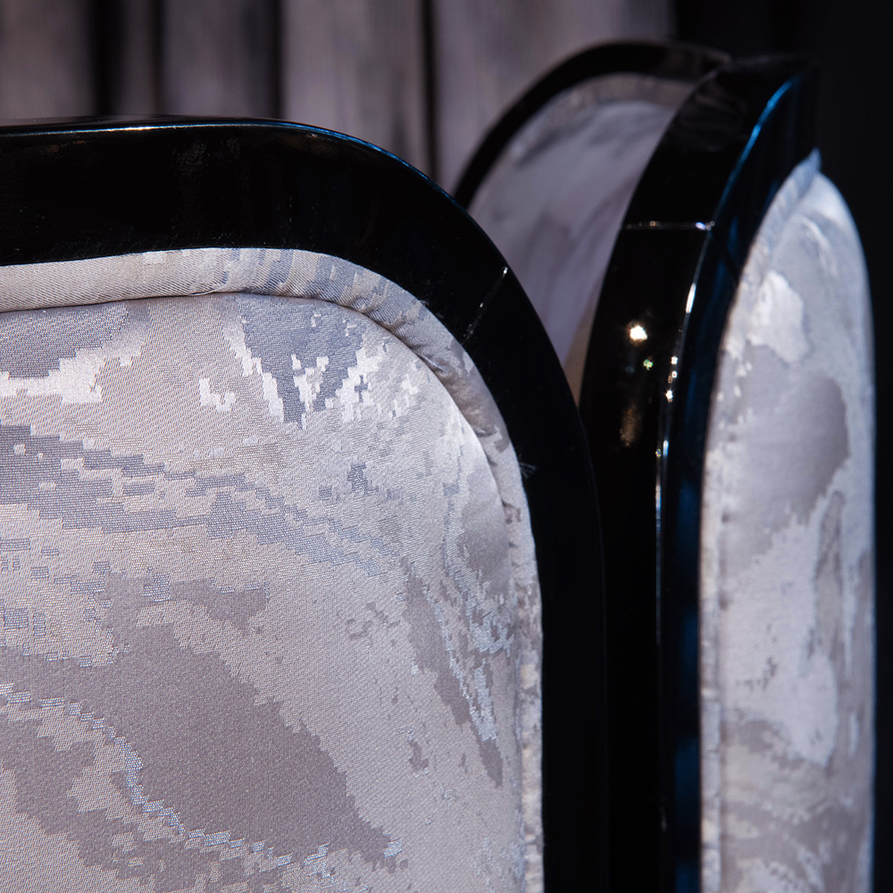 Art Deco Inspired Luxury Designer Upholstered Dining Chair