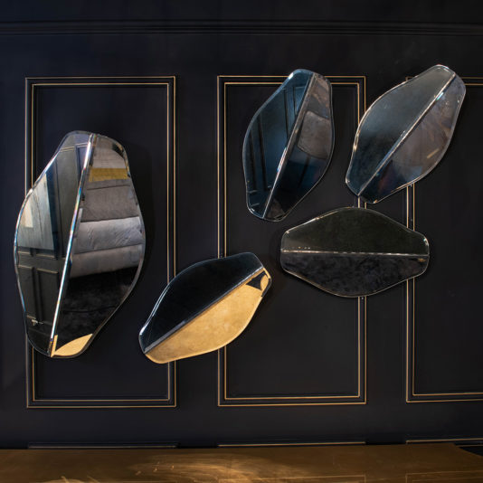 Luxury Contemporary Designer Leaf Wall Mirrors
