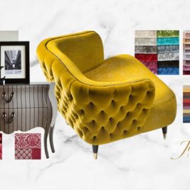 Focus on fabrics feature mood board