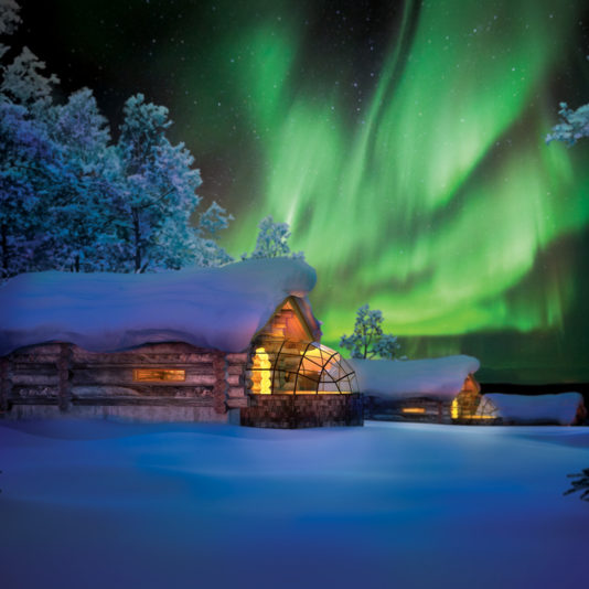 3 of the best Christmas Destinations Arctic Kakslauttanen Finland