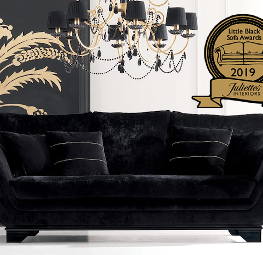 Little Black Sofa blog awards black sofa with logo