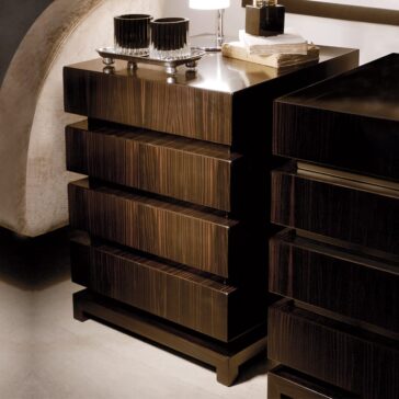 Stylish Storage this Spring Luxury Ebony Four Drawer Chest