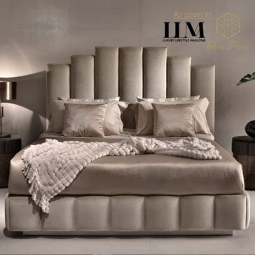 Luxury Italian Designer Velvet Upholstered Bed Luxury Italian Designer Velvet Upholstered Bed