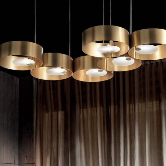luxury lighting, 6 circle ceiling pendant light