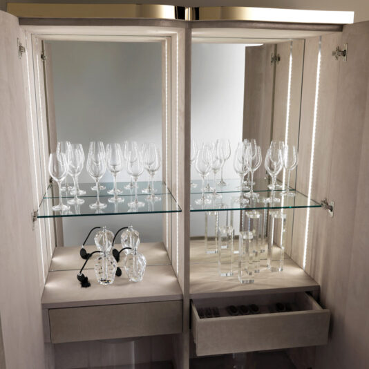 24 Carat Gold Plated Luxury Royal Nubuk Cabinet 24 Carat Gold Luxury Royal Nubuk Cabinet