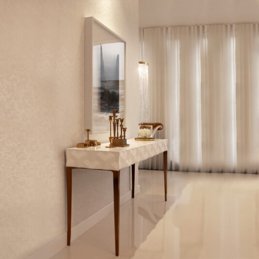 Classic Grey Roll Top Button Upholstered Bed Unique Design Luxury Console Table