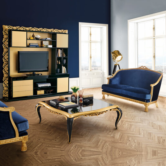 Black Lacquered Gold Leaf Coffee Table Black Lacquered Gold Leaf Coffee Table