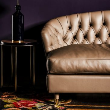 Button Upholstered Designer Leather Sofa Button Upholstered Designer Italian Leather Sofa