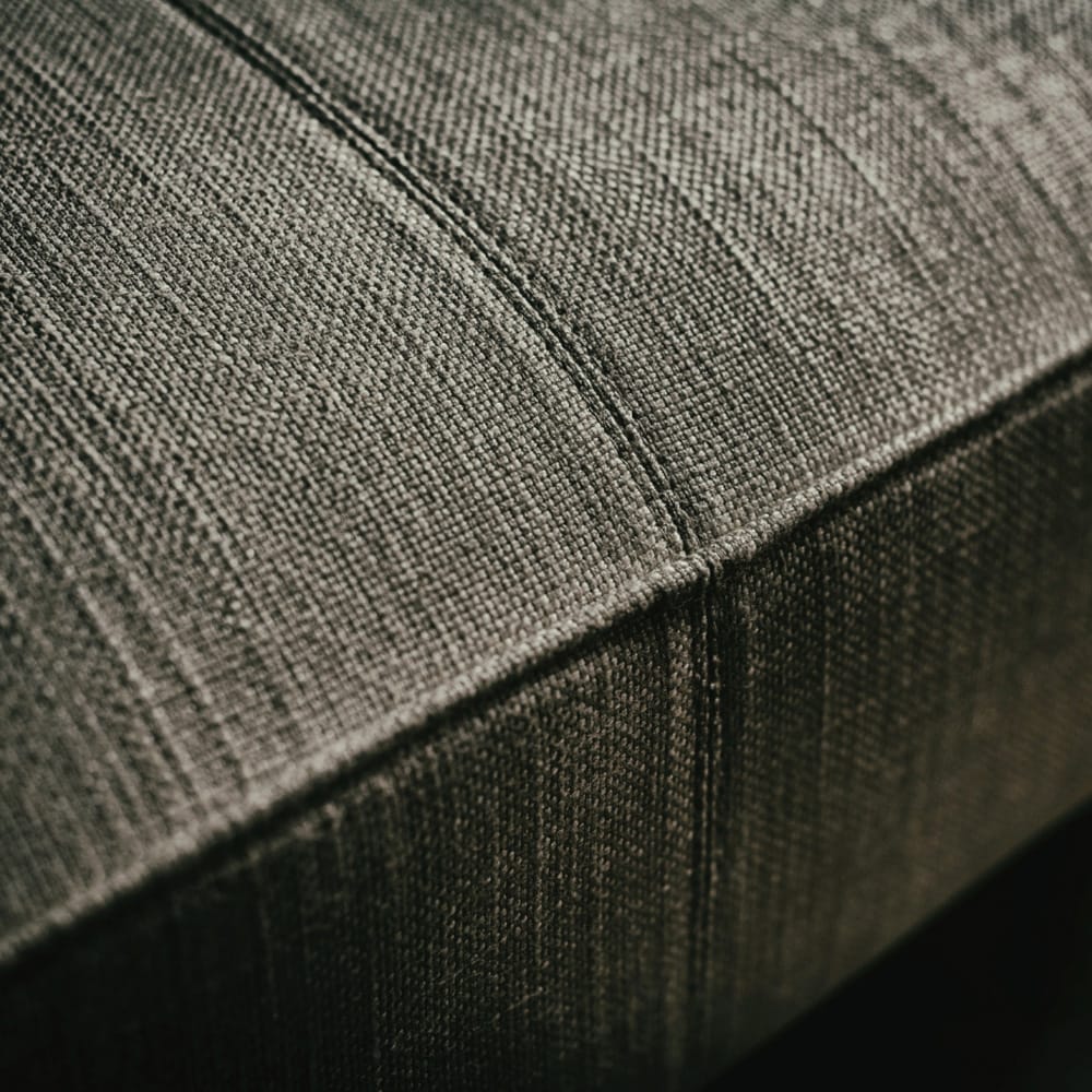 Button Upholstered Designer Linen Chaise Longue