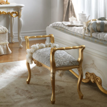 Small Italian Ornate Gold Leaf Bench Captivating Small Italian Gold Leaf Bench