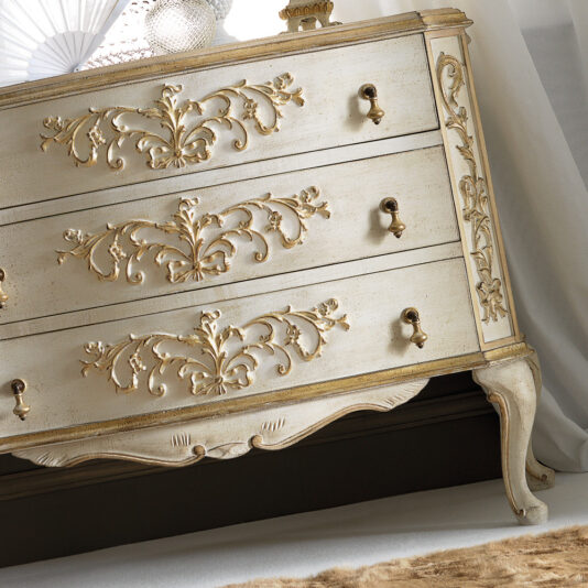 High End Italian Designer Chest of Drawers Carved Italian Designer Chest of Drawers