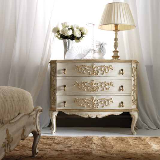 High End Italian Designer Chest of Drawers Carved Italian Designer Chest of Drawers