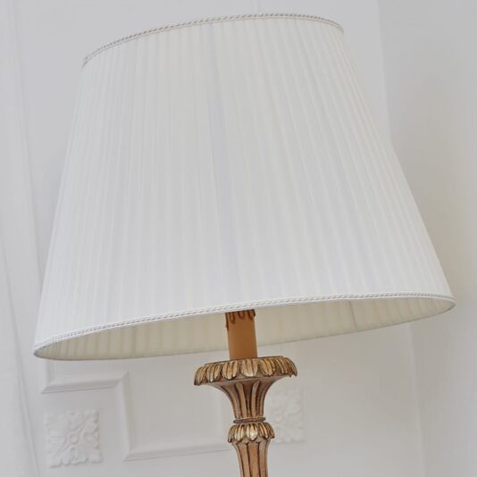 Classic Designer Carved Italian Floor Lamp