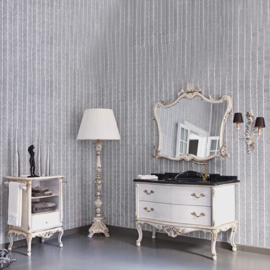 Classic Designer Italian Marble Bathroom Vanity Unit
