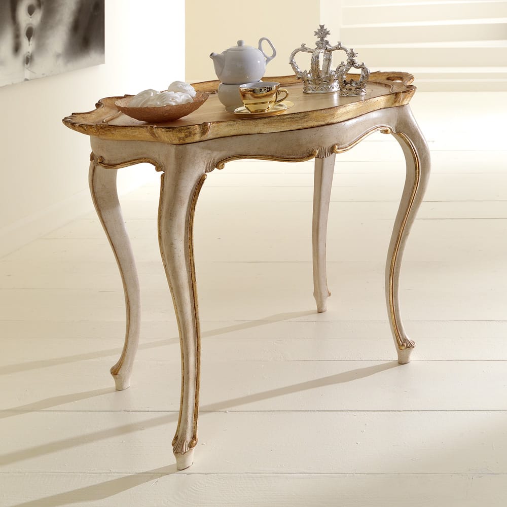Classic Designer Italian Unique Tray Style Side Table