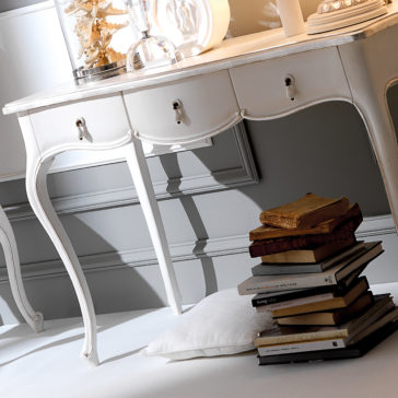 Classic Italian 3 Drawer Console Table and Mirror Set Classic Italian 3 Drawer Console Table and Mirror Set