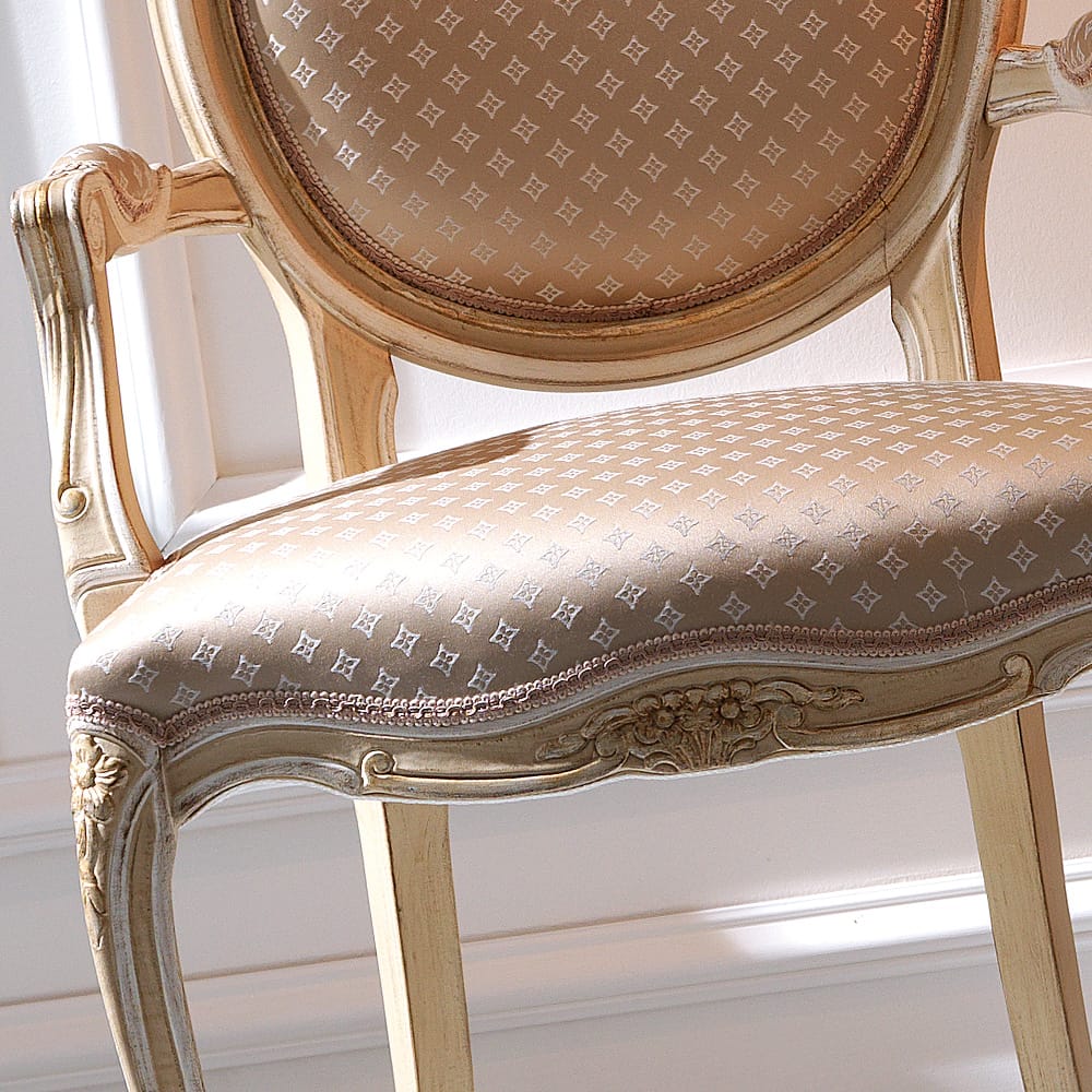 Classic Louis XVI Inspired Italian Occasional Chair
