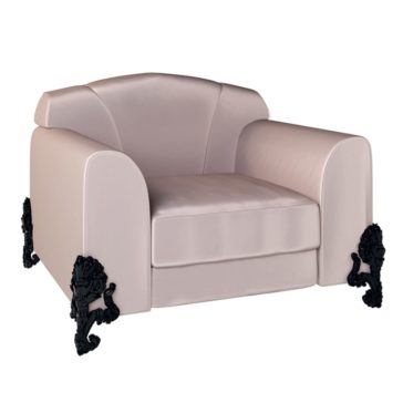Classic Luxury Nubuck Leather Designer Armchair Classic Luxury Nubuck Leather Grey Armchair