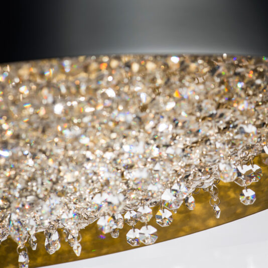Contemporary Circular Crystal Chandelier Contemporary Circular Crystal Chandelier