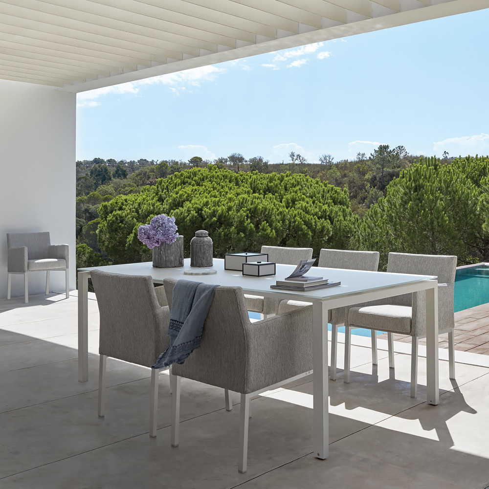 Contemporary Designer Garden Dining Table And Chairs Set