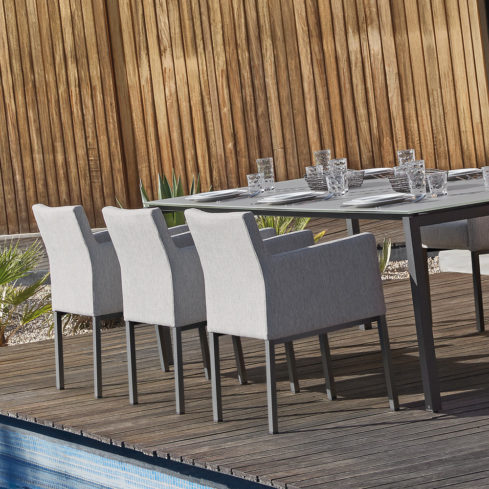 Contemporary Designer Garden Dining Table And Chairs Set