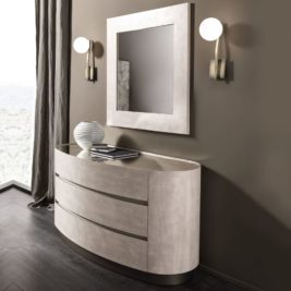 Contemporary Designer Oval Chest Of Drawers