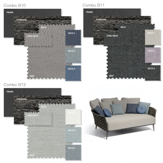 Contemporary Designer Woven Rope Outdoor Daybed