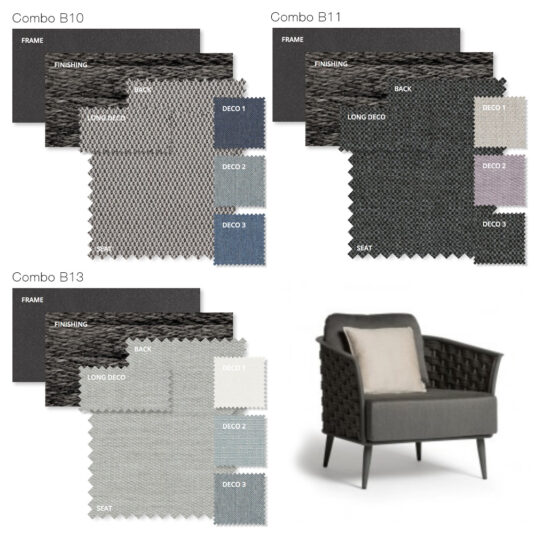 Contemporary Designer Woven Rope Outdoor Garden Armchair