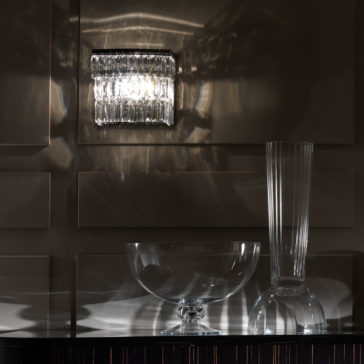 Contemporary Glass Pendant Chrome Designer Italian Wall Light Contemporary Glass Pendant Chrome Designer Italian Wall Light