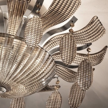Contemporary Hand made Venetian Glass Ceiling Light Contemporary Hand Made Venetian Glass Ceiling Light