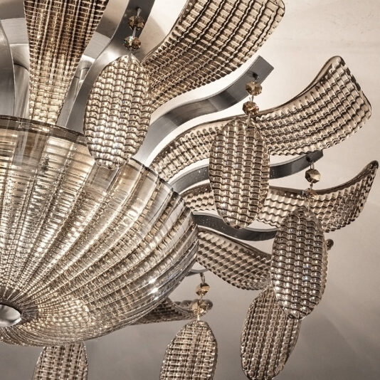 Contemporary Hand made Venetian Glass Ceiling Light Contemporary Hand Made Venetian Glass Ceiling Light