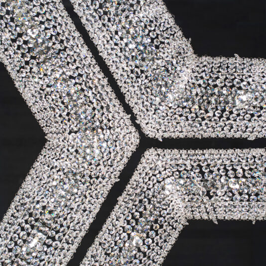Contemporary Hexagonal Crystal Chandelier Contemporary Hexagonal Crystal Chandelier